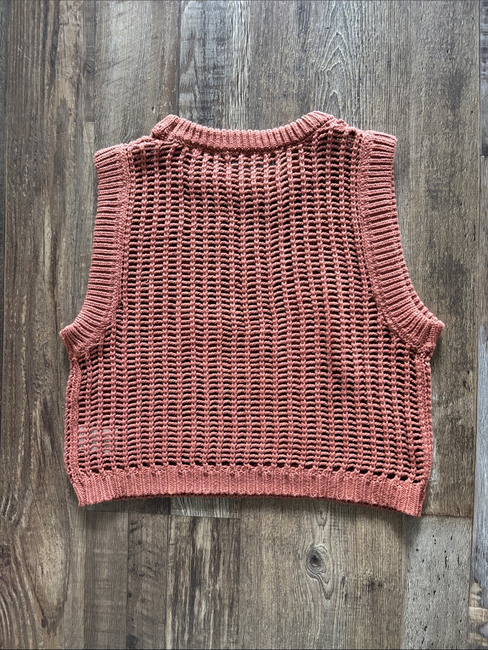 Deluc Crochet Knit Sleeveless Crop Top - Picture 2 of 3